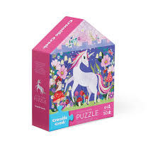 Flat House Unicorn Castle 50 Piece Jigsaw Puzzle - Labyrinth Games