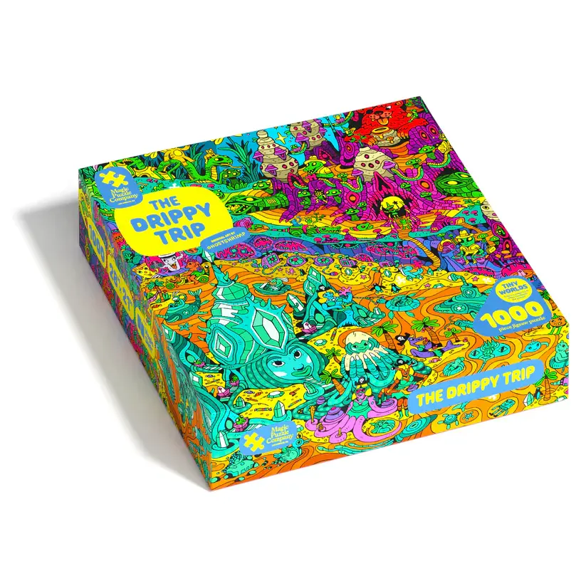 Magic Puzzle: Drippy Trip, 1000 Piece Jigsaw Puzzle - Labyrinth