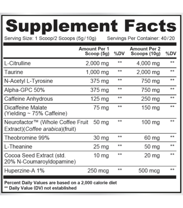 Cutler Prevail Pre Workout Supplement World