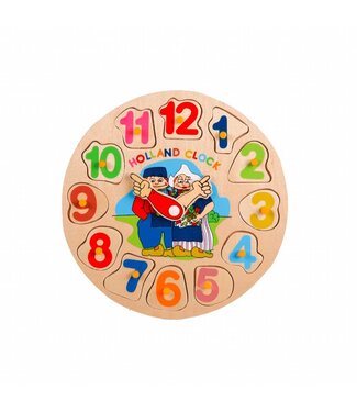 Wooden Puzzle Holland Clock