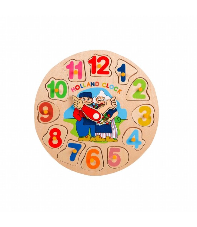 Wooden Puzzle Holland Clock