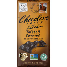 Chocolove Salted Caramel 55% Dark Chocolate