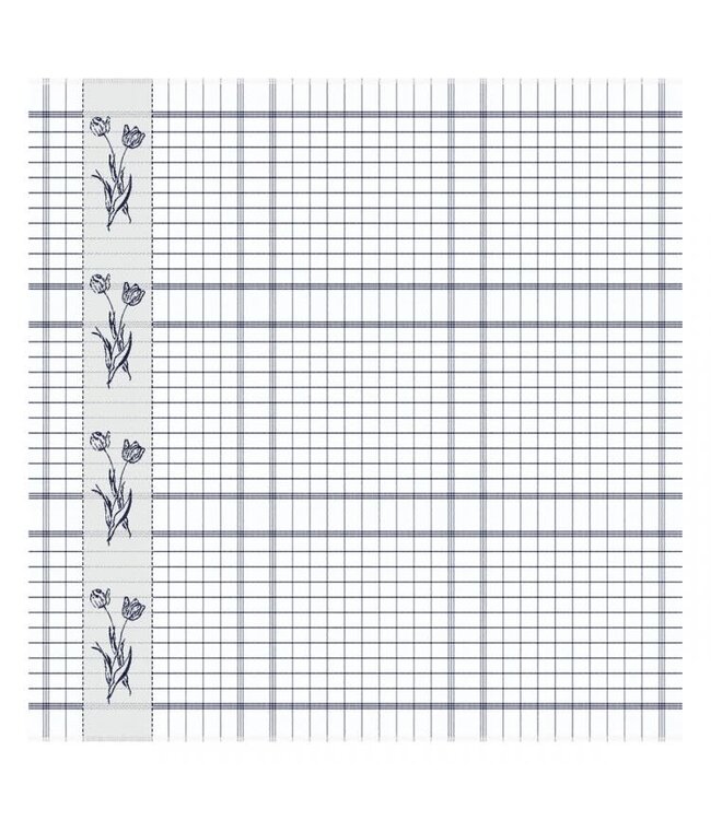 TEA Towel Lisse Blue DDDDD