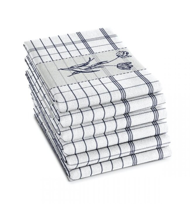 TEA Towel Lisse Blue DDDDD