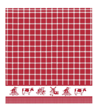 Hand Towel Dutchie Red DDDDD