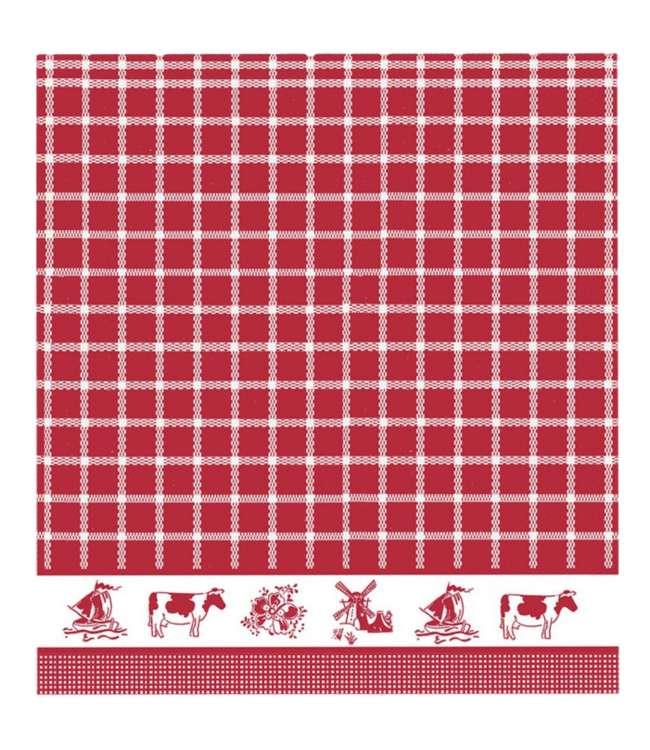 Hand Towel Dutchie Red DDDDD