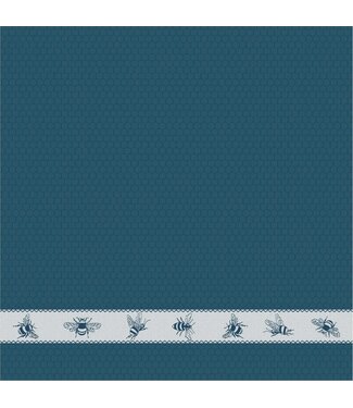 TEA Towel Blue Bees DDDDD