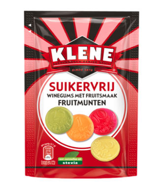 Klene Fruit Coins Sugar Free 105g