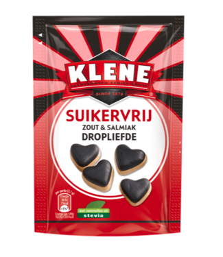 Klene Dropliefde Salty Licorice Sugar Free