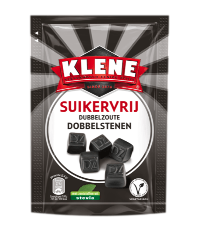 Klene Double Salty Licorice Sugar Free