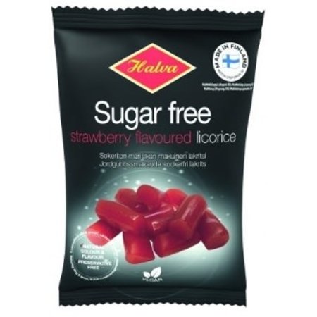 Halva Strawberry Licorice Sugar Free