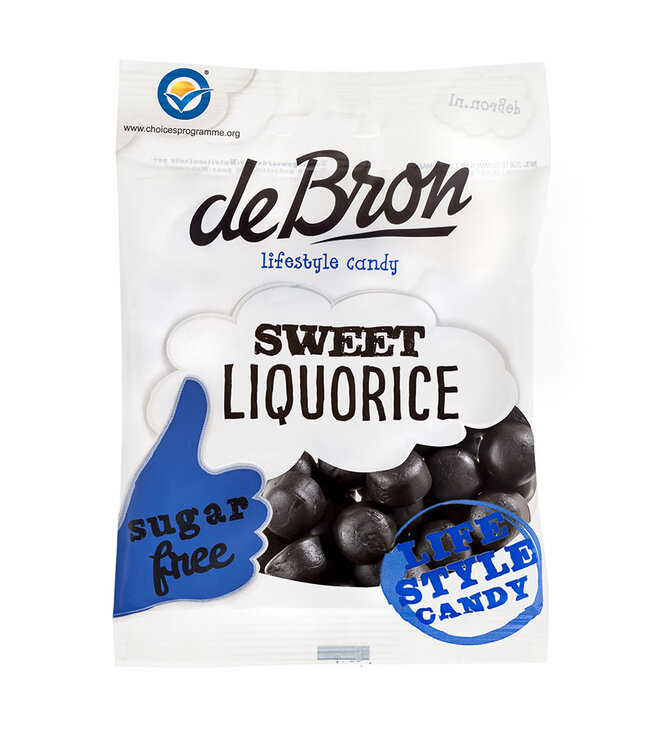 deBron Sweet Licorice Balls Sugar Free 100g