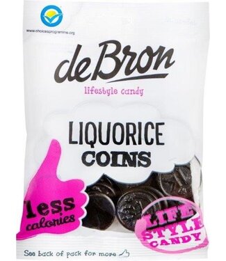 deBron Sweet Licorice Coins Sugar Free
