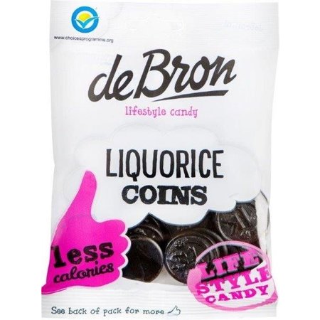 deBron Sweet Licorice Coins Sugar Free