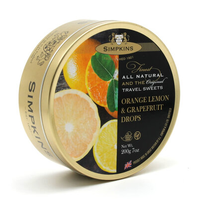 Simpkins Orange, Lemon & Grapefruit Drops