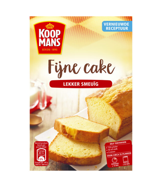 Koopmans Fine Cake Mix 400g