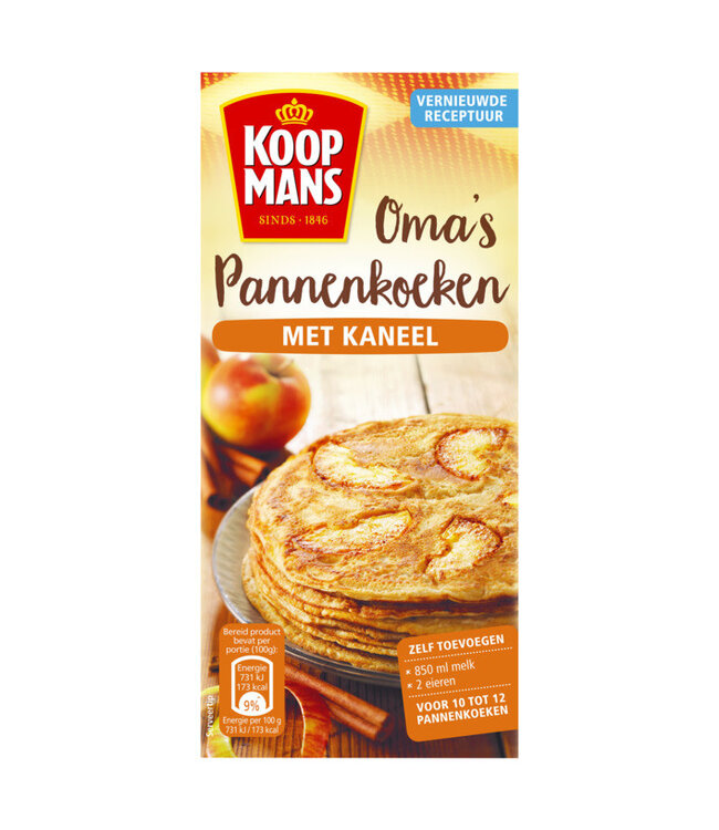 Koopmans Oma's Cinnamon Pancake Mix