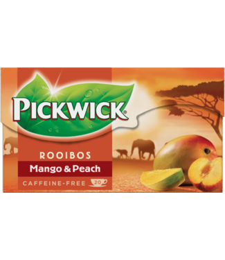 Pickwick Rooibos Mango & Peach Tea 20x2g