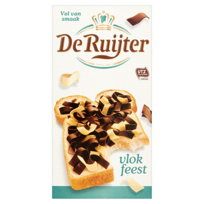 De Ruijter Milk & Vanilla Flakes 300g