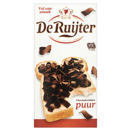 De Ruijter Dark Chocolate Flakes 300g