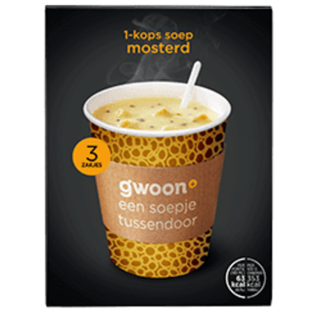 Gwoon Mustard Cup a Soup 54g