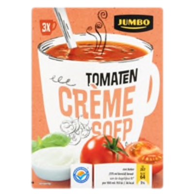 Jumbo Cream of Tomato Cup a Soup 57g