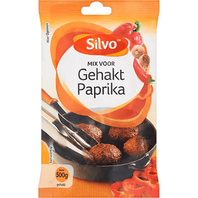 Silvo Gehakt Paprika Mix 40g