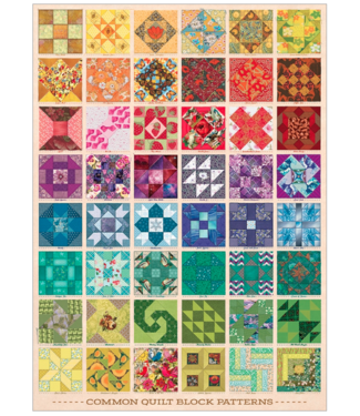 Common Quilt Blocks Puzzle 1000pc