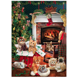 Christmas Kittens Puzzle 1000pc