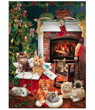 Christmas Kittens Puzzle 1000pc