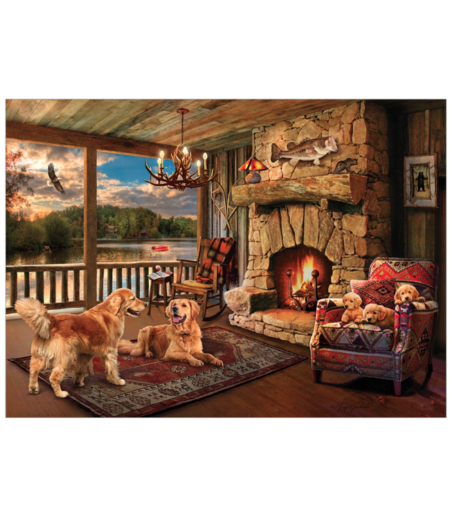 Lakeside Cabin Puzzle 1000pc