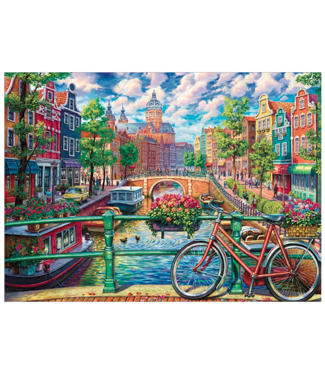 Amsterdam Canal Puzzle 1000pc