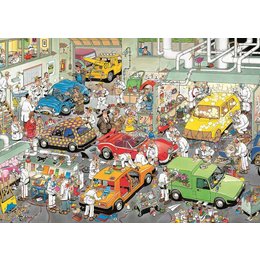In the Car Respraying Shop Puzzle 500pc