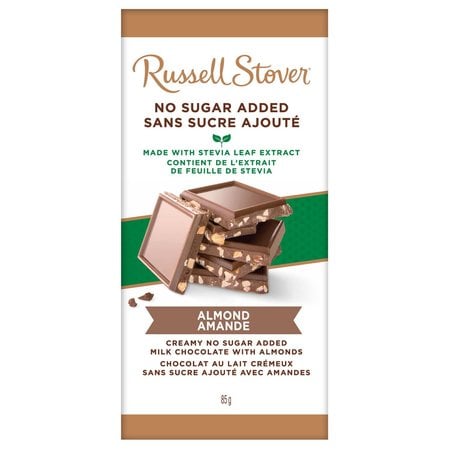 Russell Stover No Sugar Added Almond Bar