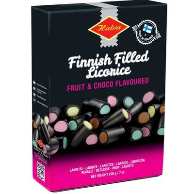 Halva Filled Fruit Choco Licorice Box