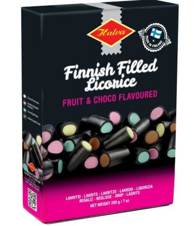 Halva Filled Fruit Choco Licorice Box