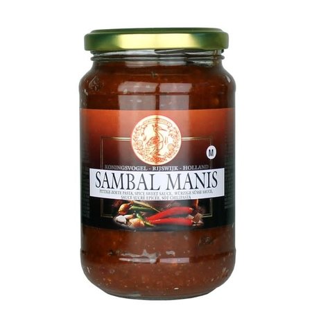 Koningsvogel Sambal Manis 375g