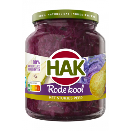 Hak Red Cabbage with Pear & Cinnamon 370ml