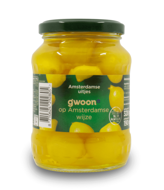 Gwoon Amsterdam Onions 370ml