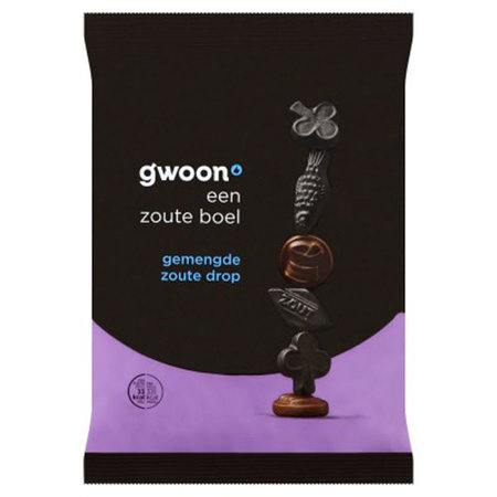 Gwoon Assorted Salty Licorice 400g