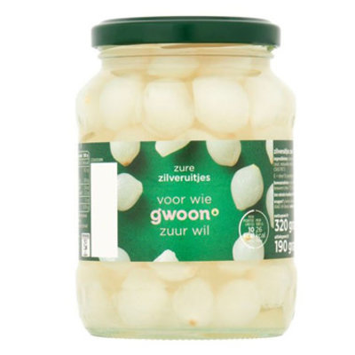 Gwoon Silver Onions Sweet & Sour 370ml