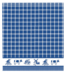 Hand Towel Dutchie Blue DDDDD