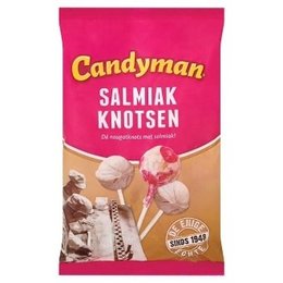 Candyman Salmiak Knotsen 165g