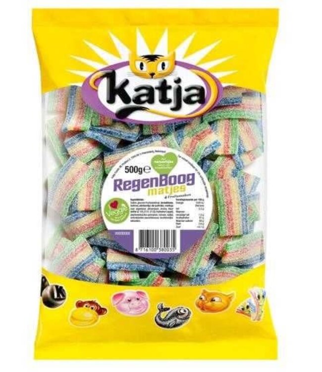 Katja Sour Rainbow Mats 500g