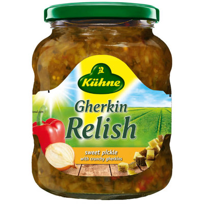 Kuhne Gherkin Relish 370ml