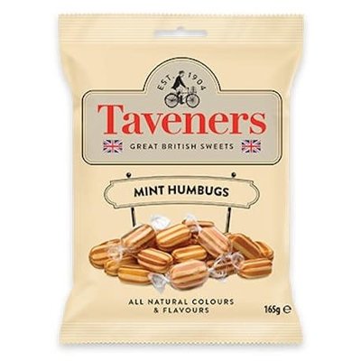 Taveners Mint Humbugs 165g