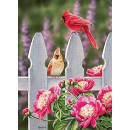 Cardinals and Peonies Puzzle 1000pc