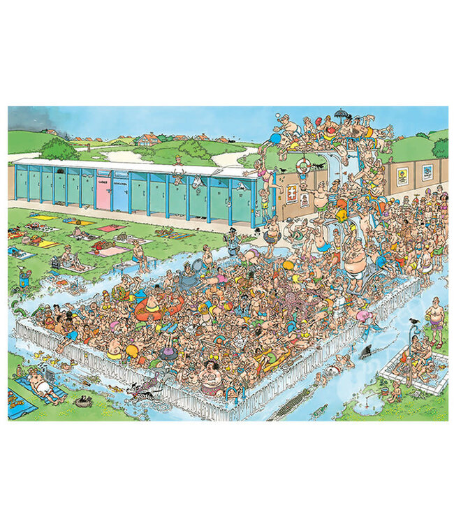 Pool Pile-Up Puzzle 1000pc
