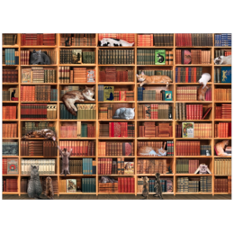The Cat Library Puzzle 1000pc
