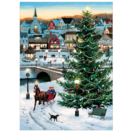 Village Tree Puzzle 1000pc